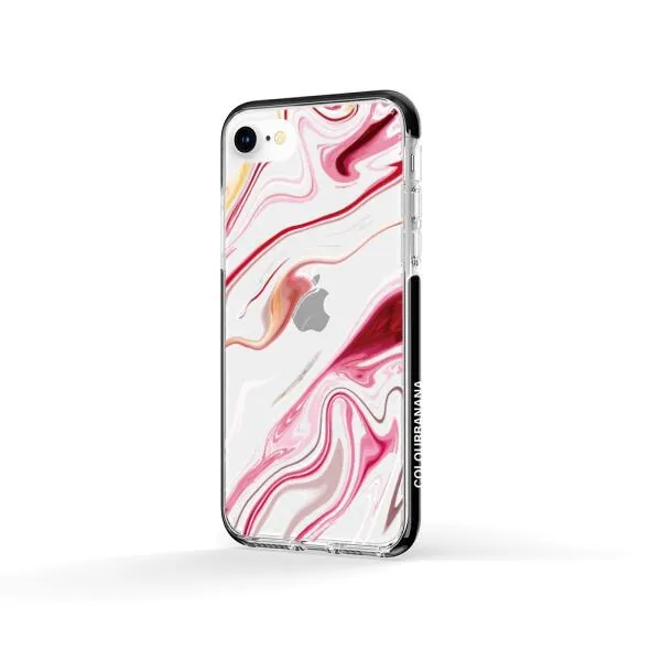 iPhone Case - Pink Liquid Marble