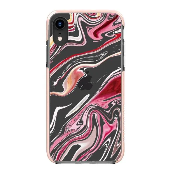 iPhone Case - Pink Liquid Marble