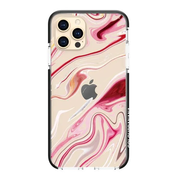 iPhone Case - Pink Liquid Marble