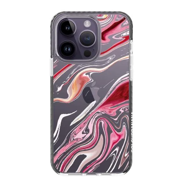 iPhone Case - Pink Liquid Marble