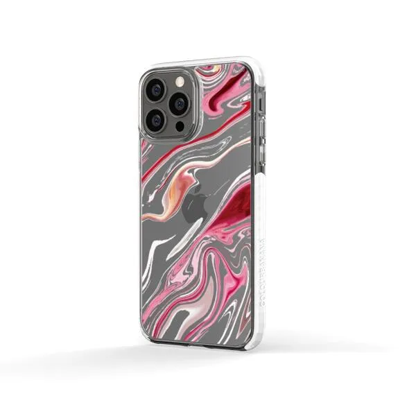 iPhone Case - Pink Liquid Marble