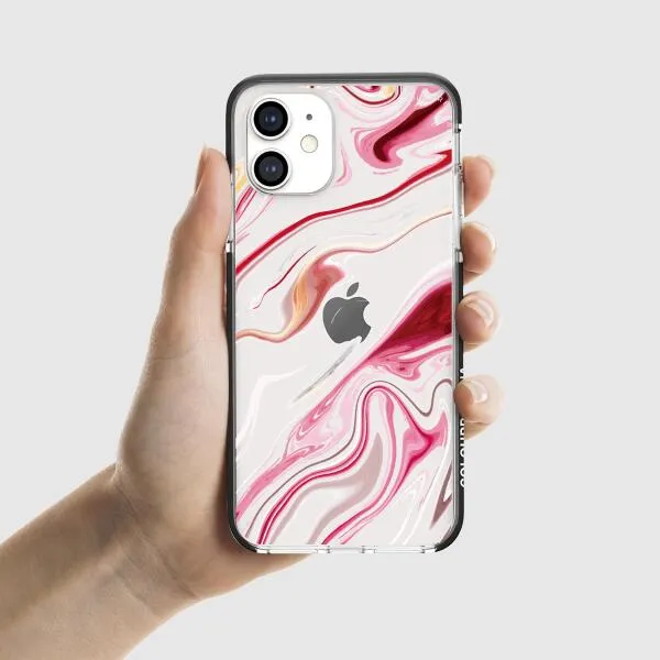 iPhone Case - Pink Liquid Marble