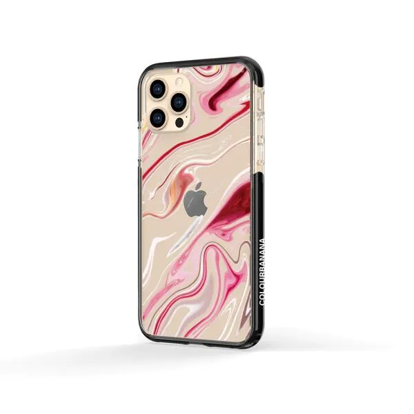 iPhone Case - Pink Liquid Marble