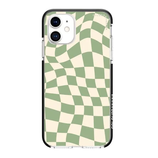 iPhone Case - Swirled Checkered