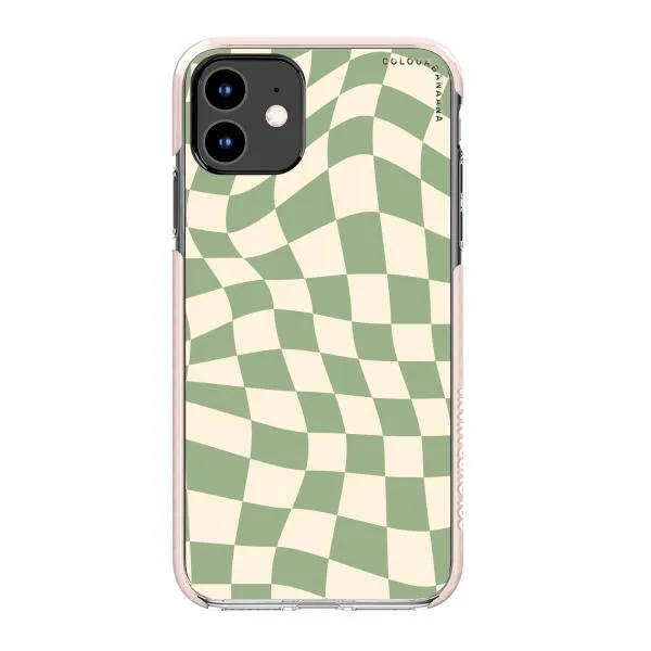 iPhone Case - Swirled Checkered