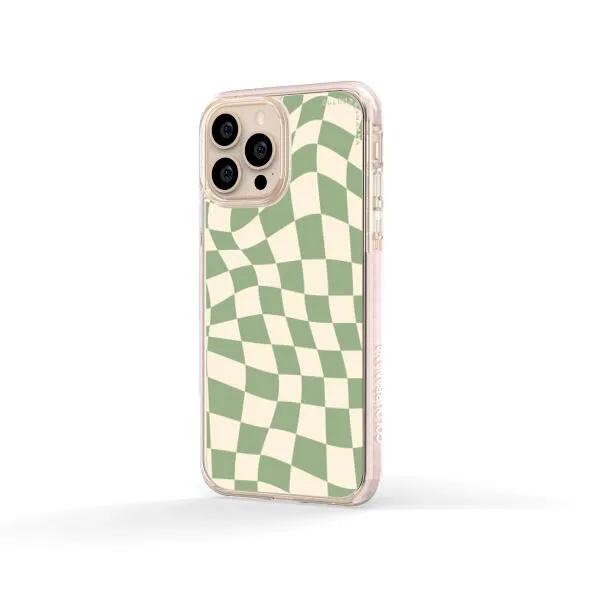 iPhone Case - Swirled Checkered