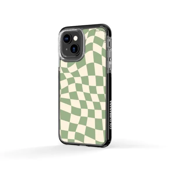 iPhone Case - Swirled Checkered