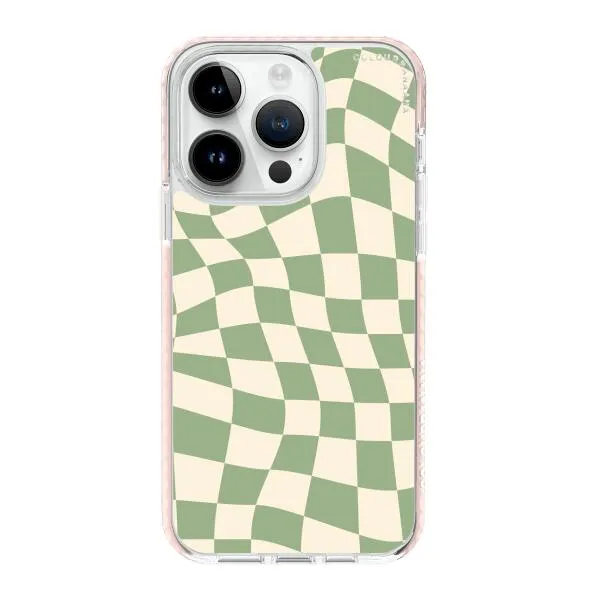 iPhone Case - Swirled Checkered