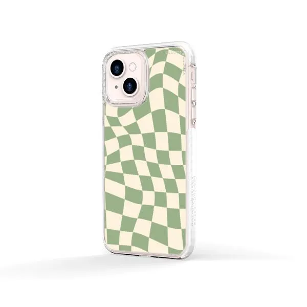 iPhone Case - Swirled Checkered