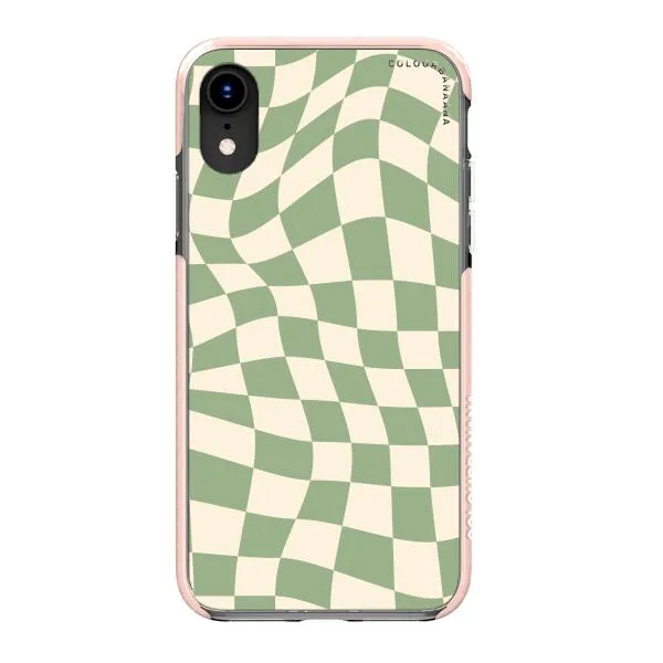 iPhone Case - Swirled Checkered