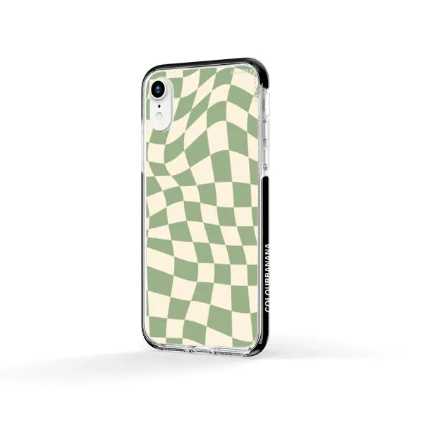 iPhone Case - Swirled Checkered