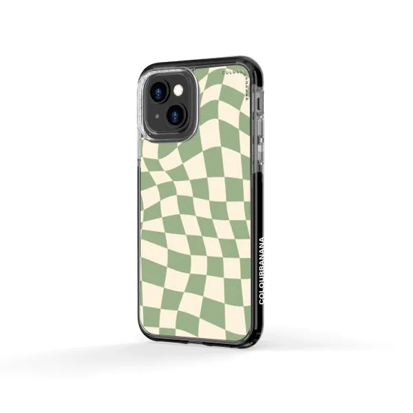 iPhone Case - Swirled Checkered