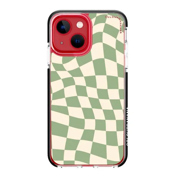 iPhone Case - Swirled Checkered