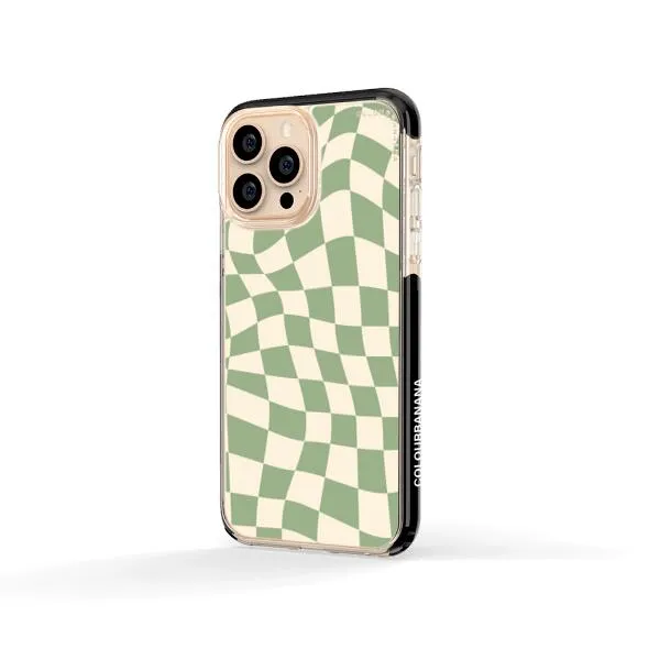 iPhone Case - Swirled Checkered
