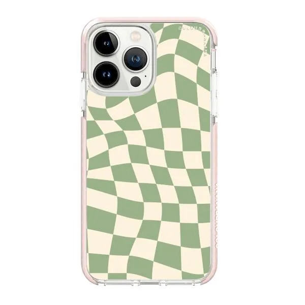 iPhone Case - Swirled Checkered