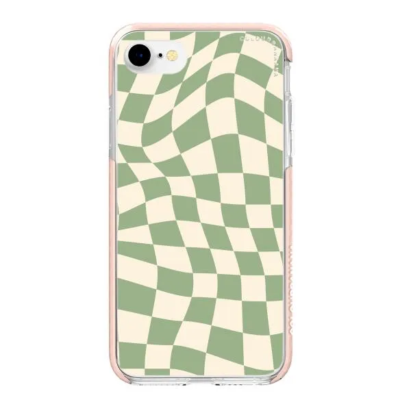 iPhone Case - Swirled Checkered