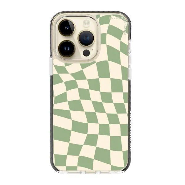 iPhone Case - Swirled Checkered