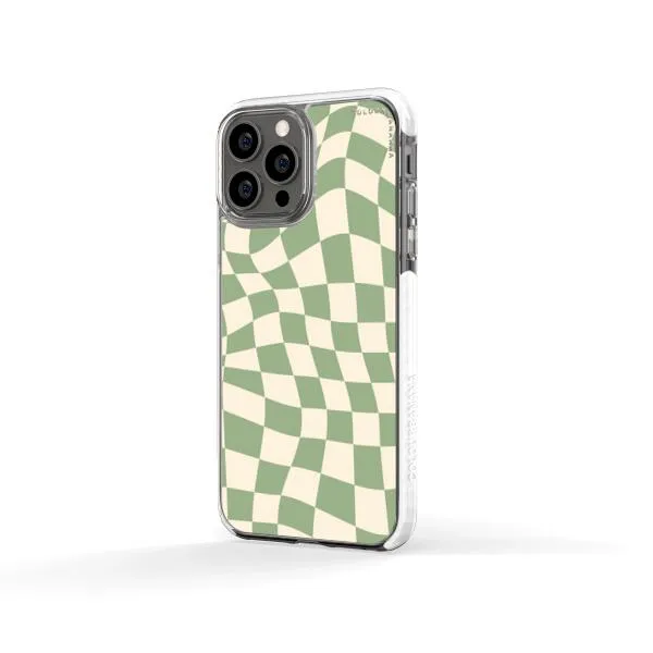 iPhone Case - Swirled Checkered