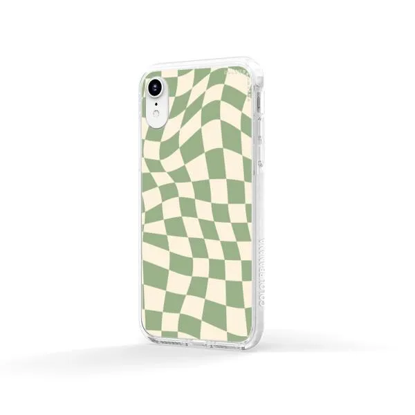 iPhone Case - Swirled Checkered