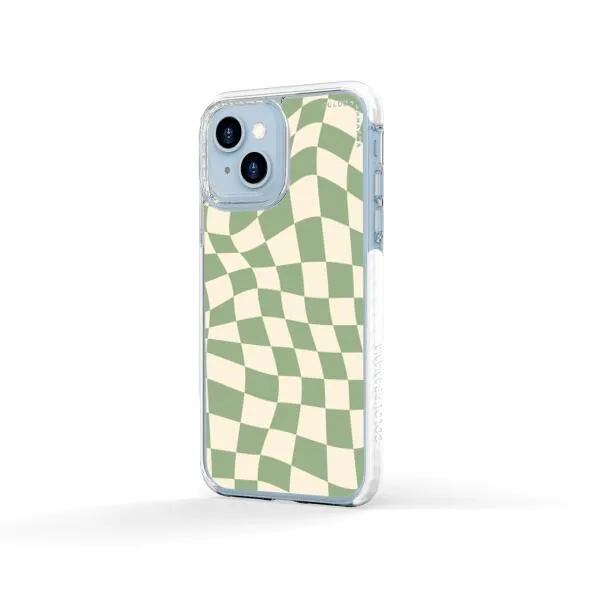 iPhone Case - Swirled Checkered