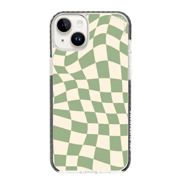 iPhone Case - Swirled Checkered