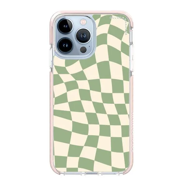 iPhone Case - Swirled Checkered