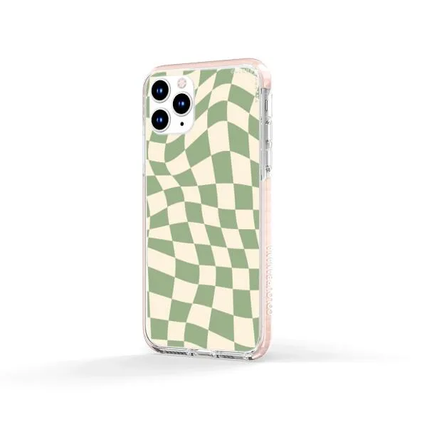 iPhone Case - Swirled Checkered
