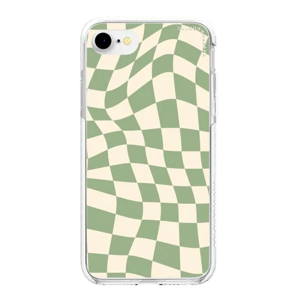 iPhone Case - Swirled Checkered