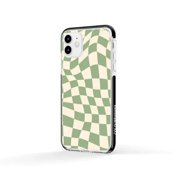 iPhone Case - Swirled Checkered