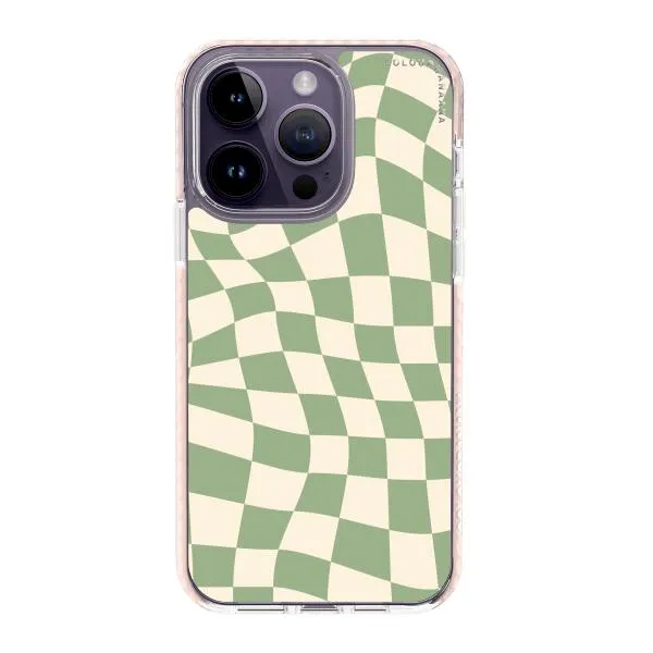 iPhone Case - Swirled Checkered