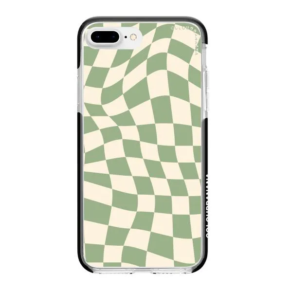 iPhone Case - Swirled Checkered