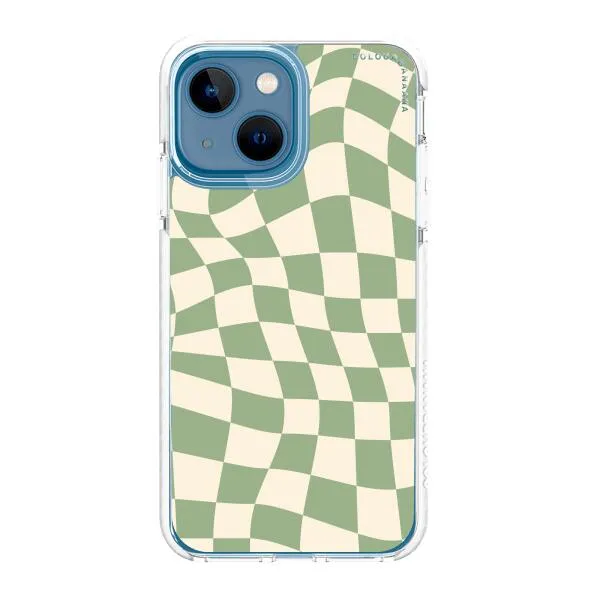 iPhone Case - Swirled Checkered