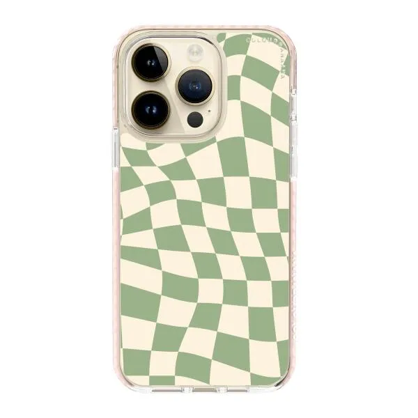 iPhone Case - Swirled Checkered