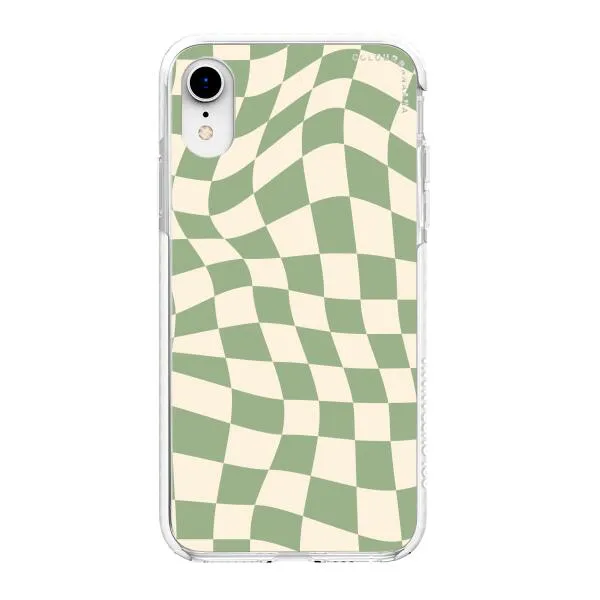 iPhone Case - Swirled Checkered