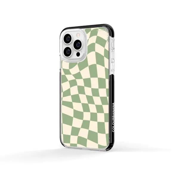 iPhone Case - Swirled Checkered