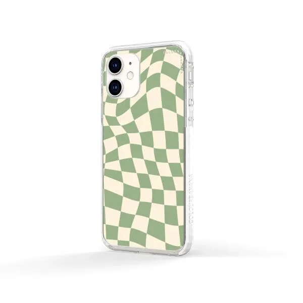 iPhone Case - Swirled Checkered