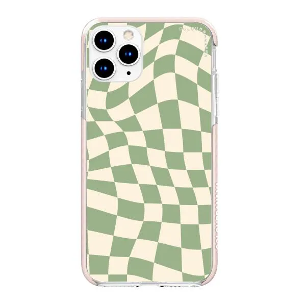 iPhone Case - Swirled Checkered