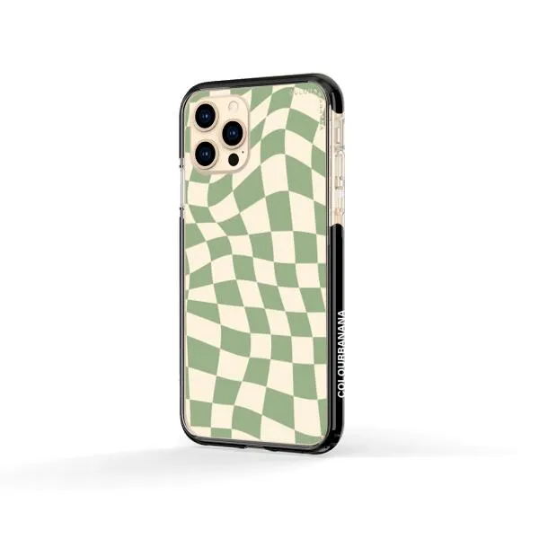 iPhone Case - Swirled Checkered