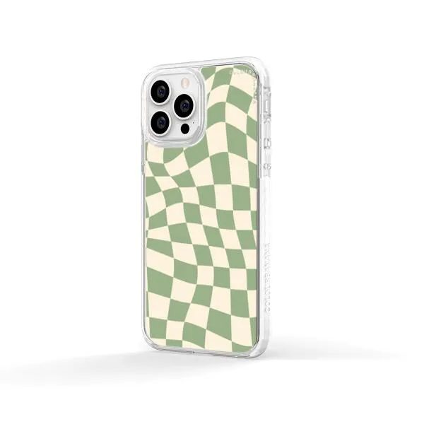 iPhone Case - Swirled Checkered