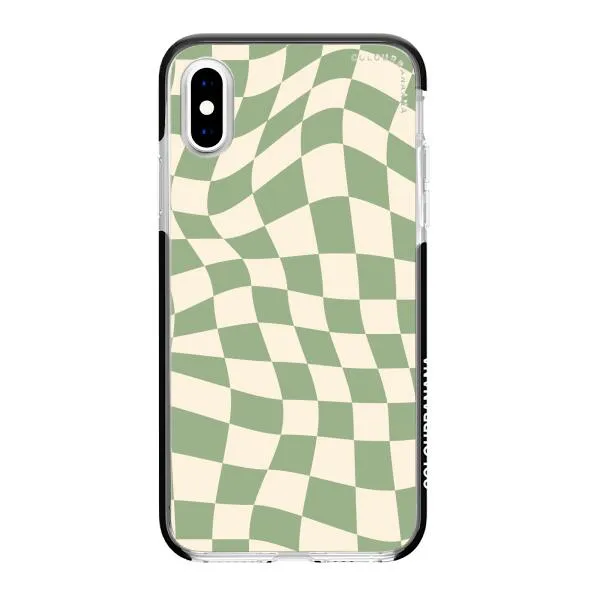 iPhone Case - Swirled Checkered