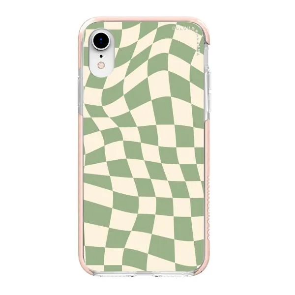 iPhone Case - Swirled Checkered