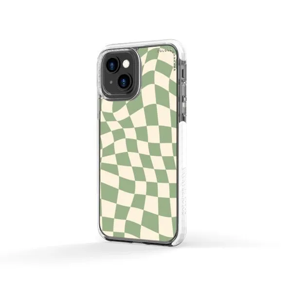 iPhone Case - Swirled Checkered