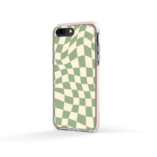 iPhone Case - Swirled Checkered