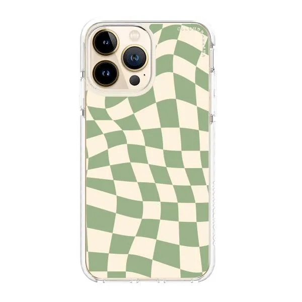 iPhone Case - Swirled Checkered