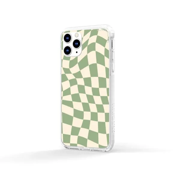 iPhone Case - Swirled Checkered