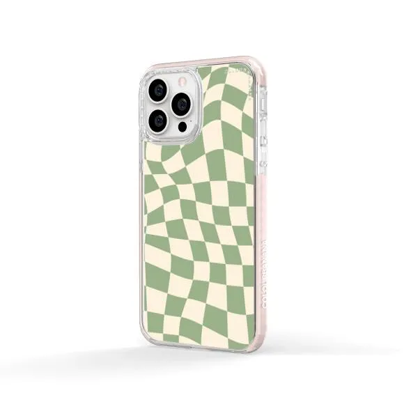 iPhone Case - Swirled Checkered