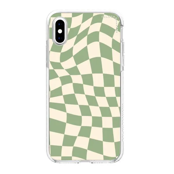 iPhone Case - Swirled Checkered