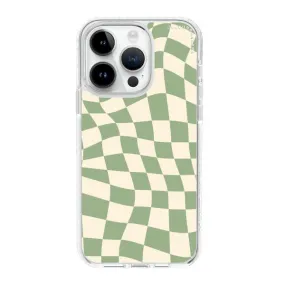 iPhone Case - Swirled Checkered