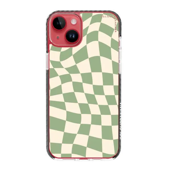 iPhone Case - Swirled Checkered