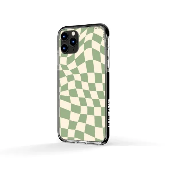iPhone Case - Swirled Checkered